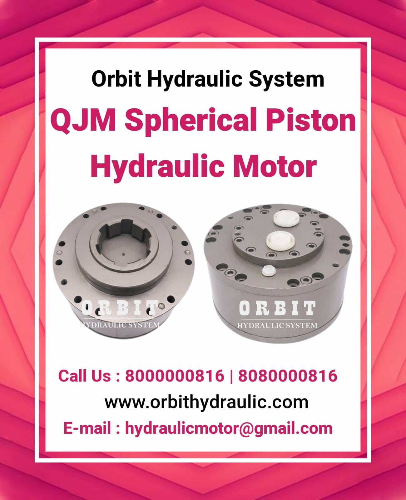 1QJM02-0.32 Spherical Piston Hydraulic Motor in India